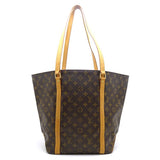 Louis Vuitton Monogram Sac Shopping Tote Brown