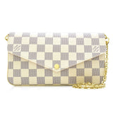 Louis Vuitton  Damier Azur Pochette Diagonal Hanging 2WAY