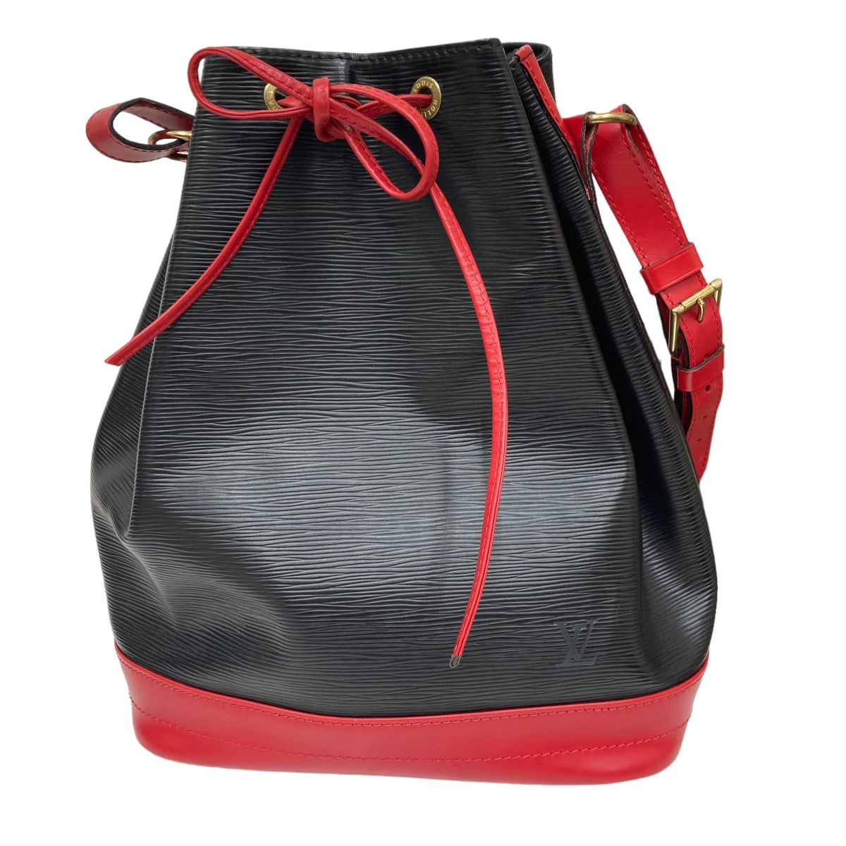 Louis Vuitton Noe Epi Shoulder Bag Black