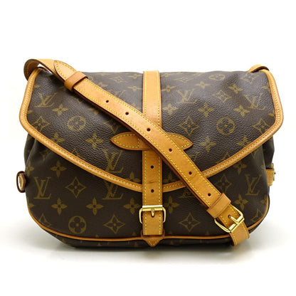 Louis Vuitton  Monogram Saumur 30 Brown