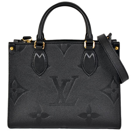 Louis Vuitton On The Go PM  Hand Bag Monogram Emplant