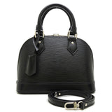 Louis Vuitton Epi Alma BB Noir Handbag Black