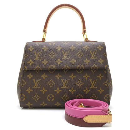 Louis Vuitton Monogram Cluny BB Rose 2WAY Handbag