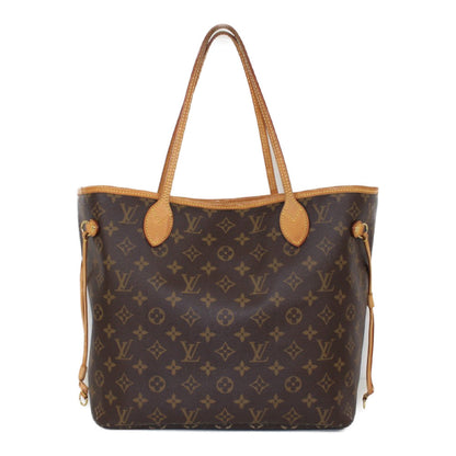 Louis Vuitton Neverfull MM Handbag Tote Bag Monogram Brown