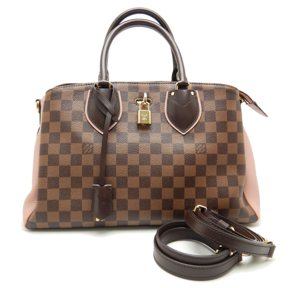 Louis Vuitton Damier Normandy Magnolia 2WAY Bag Brown