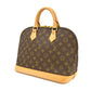 Louis Vuitton Alma Handbag Monogram Back
