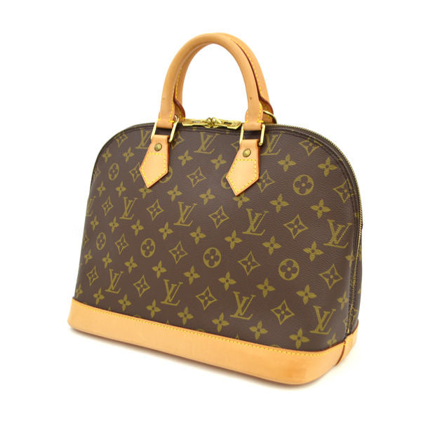 Louis Vuitton Alma Handbag Monogram Back