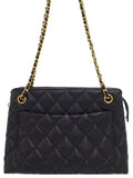 Chanel Matelasse Chain Shoulder Bag Black