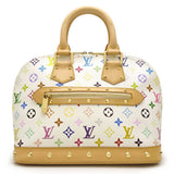 Louis Vuitton Multicolor Alma Bron Handbag White