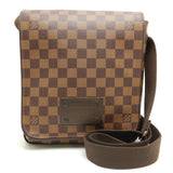 Louis Vuitton Damier Brooklyn PM Ebene Diagonal Shoulder Brown