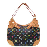Louis Vuitton Monogram Multicolor Greta Shoulder Bag Noir Black