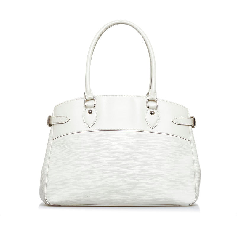 Louis Vuitton Epi Passy GM Tote Bag Yvoire White Leather