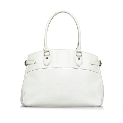 Louis Vuitton Epi Passy GM Tote Bag Yvoire White Leather