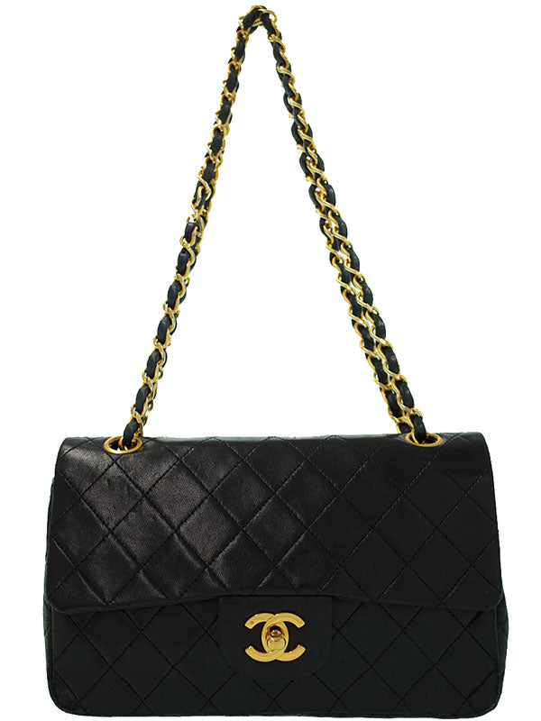 Chanel Matelasse Chain Shoulder Bag Black