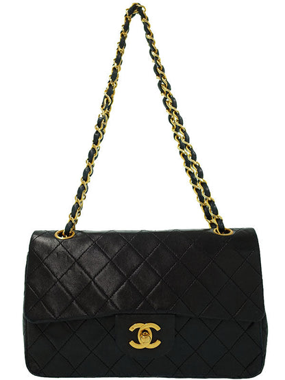 Chanel Matelasse Chain Shoulder Bag Black