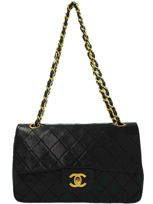 Chanel Matelasse Chain Shoulder Bag Black