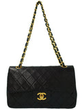 Chanel Matelasse Chain Shoulder Bag Black