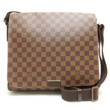 Louis Vuitton Damier Naviglio MM Ebene Diagonal Shoulder Brown