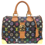 Louis Vuitton Monogram Multicolor Speedy 30 Noir Black