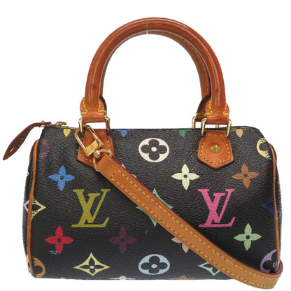 Louis Vuitton Monogram Multicolor Mini Speedy Noir Black