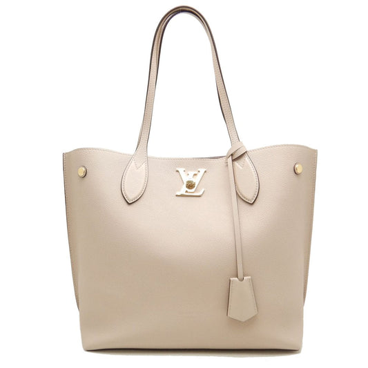 Louis Vuitton Lock Me Go Calf Greige Tote Bag