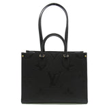 Louis Vuitton On The Go MM Tote Bag Shoulder Bag Monogram