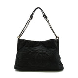 Chanel Shoulder Bag Leather Black