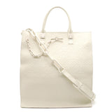 Louis Vuitton Monogram Sac Plat Empreinte Leather Tote White