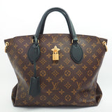 Louis Vuitton Flower Zipped Tote Handbag MM Monogram