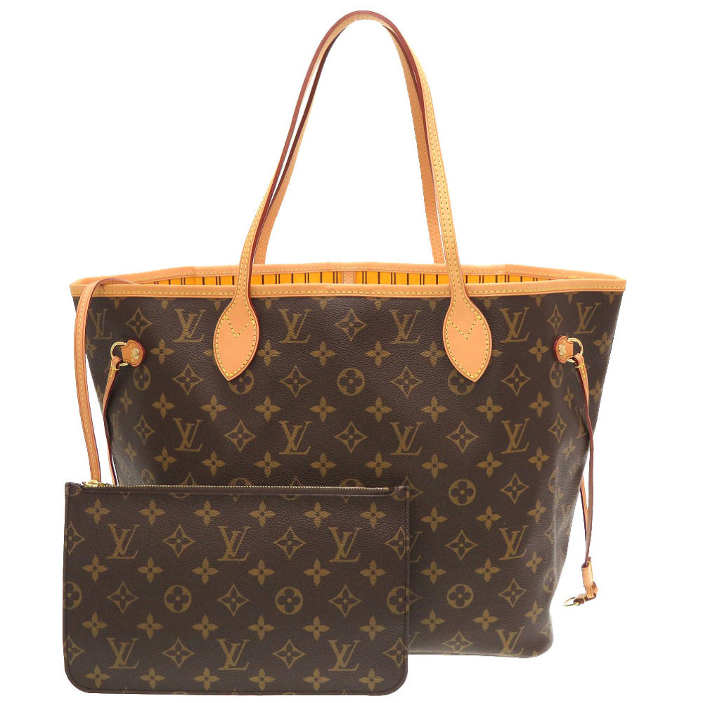 Louis Vuitton Monogram New Neverfull MM Mimosa Tote Bag