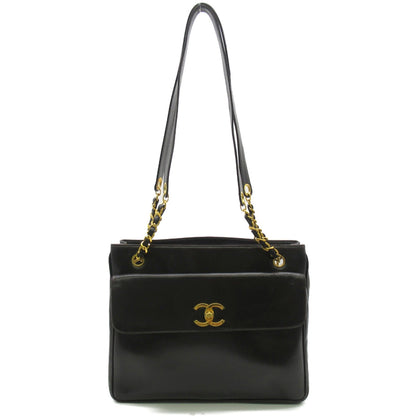 Chanel Shoulder Bag Lambskin Black