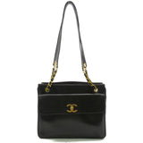 Chanel Shoulder Bag Lambskin Black