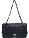 Chanel Matelasse Chain Shoulder Bag Navy