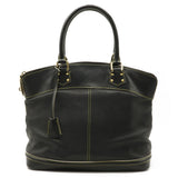 Louis Vuitton Suhari Lockit GM Shoulder Bag Leather Noir Black Black Gold Hardware