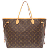 Louis Vuitton New Neverfull GM Monogram Tote Bag Brown