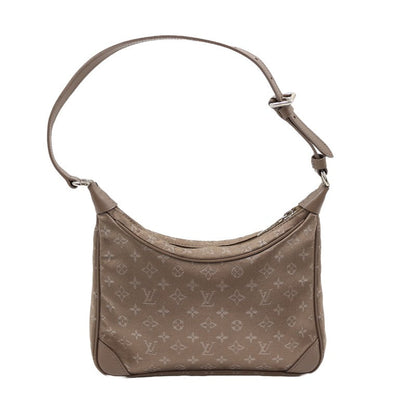 Louis Vuitton Little Boulogne Monogram Satin Noir Handbag