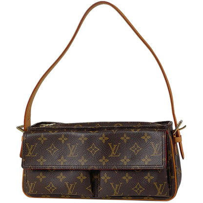 Louis Vuitton Viva Cite MM Shoulder Bag Monogram Brown