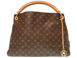 Louis Vuitton Monogram Artsy MM Shoulder Bag Brown