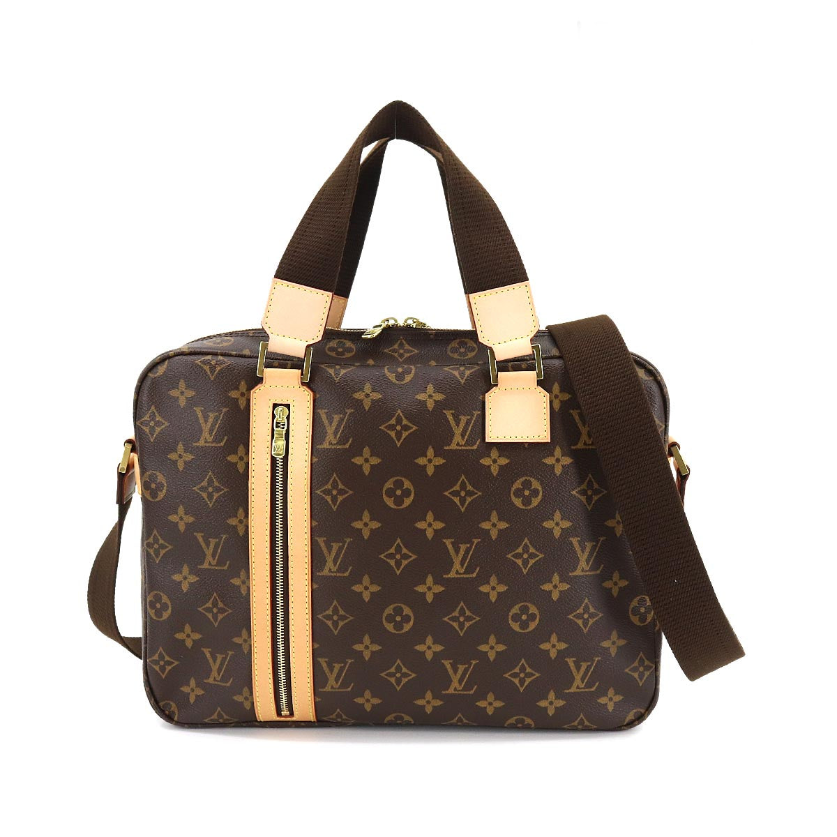 Louis Vuitton Monogram Sac Bosphore 2 Way Hand Shoulder Bag Brown