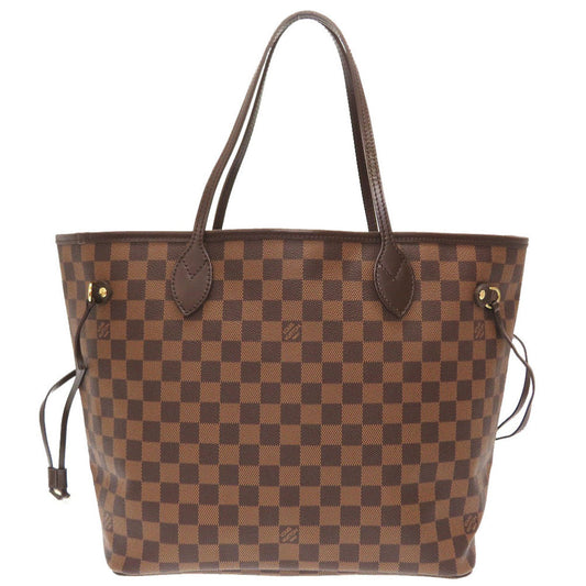 Louis Vuitton Damier Neverfull MM Tote Bag Brown