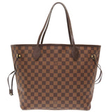 Louis Vuitton Damier Neverfull MM Tote Bag Brown