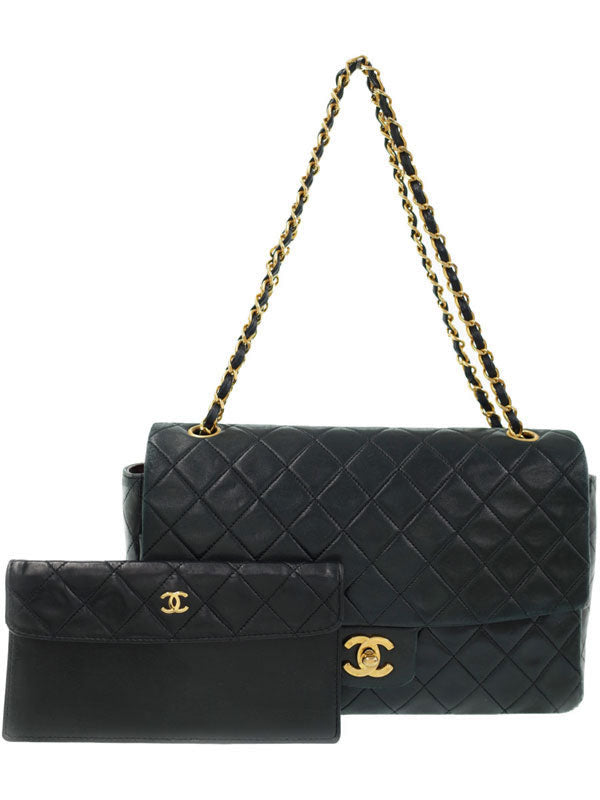Chanel Lambskin Matelasse Chain Shoulder Bag
