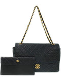 Chanel Lambskin Matelasse Chain Shoulder Bag