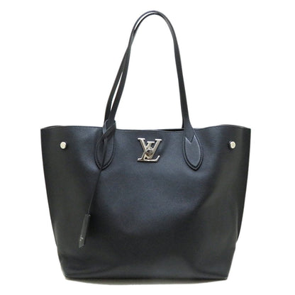 Louis Vuitton Lock Me Go Calf Noir Tote Bag Black