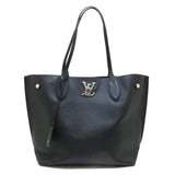 Louis Vuitton Lock Me Go Calf Noir Tote Bag Black