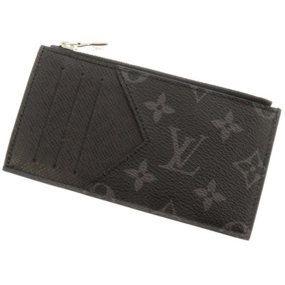 Louis Vuitton Coin Case Monogram Eclipse Coin Card Holder Black