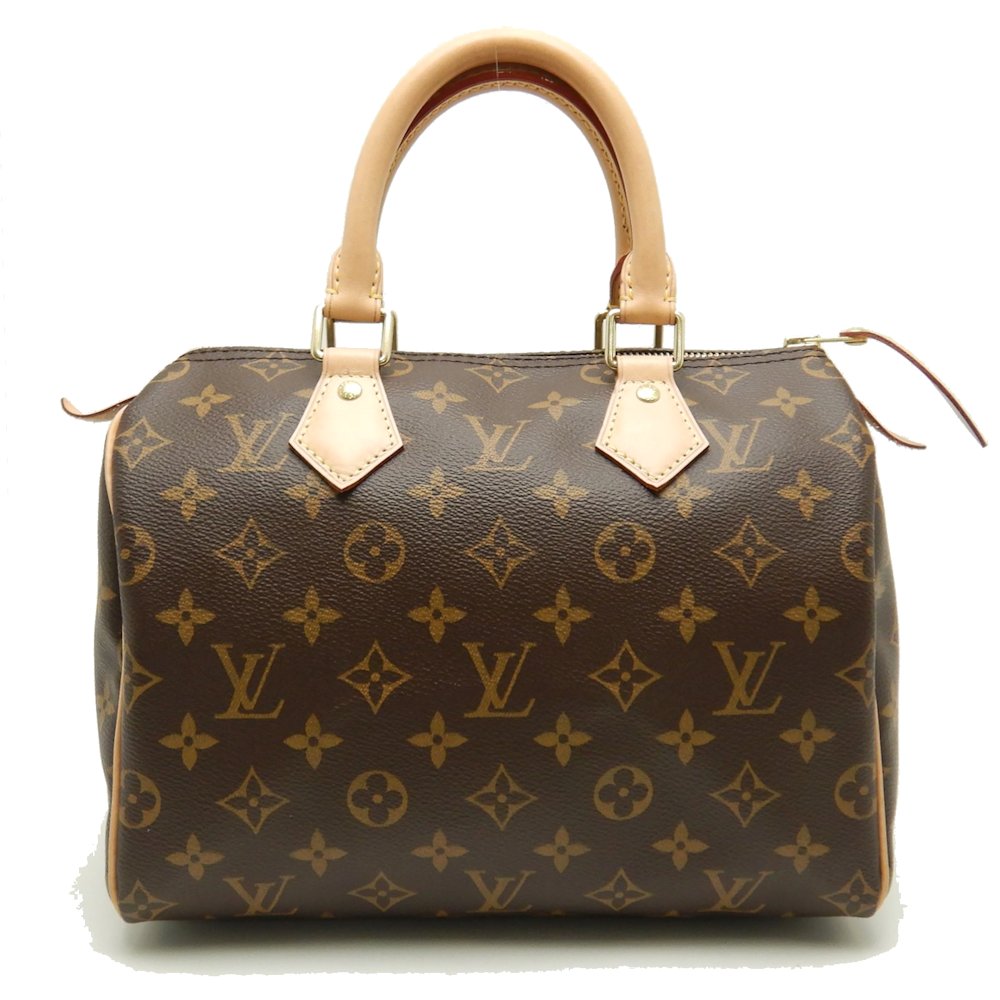 Louis Vuitton Monogram Speedy 25 Brown Mini Boston Bag
