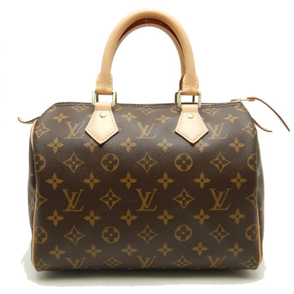 Louis Vuitton Monogram Speedy 25 Brown Mini Boston Bag