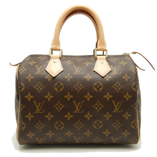 Louis Vuitton Monogram Speedy 25 Brown Mini Boston Bag