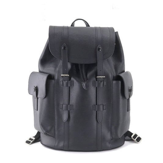 Louis Vuitton Epi Christopher PM Backpack Rucksack Leather Noir